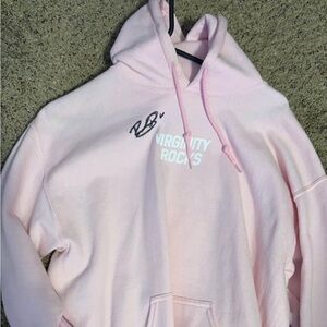Signed Pink Hoodie Virginity Rocks